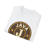 Coffee Logo T-Shirt — "Java Jones" Cowboy Blend Retro Tee